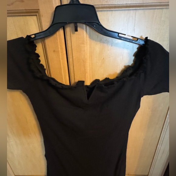 SHEIN Classic Black Midi Dress - Picture 3 of 7